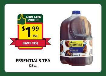 Essentials Tea - $1.99 each